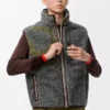 Gilet in misto lana multicolore