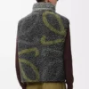 Gilet in misto lana multicolore