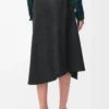 Gonna asimmetrica in lana e cashmere Charcoal Melange Gonna asimmetrica in lana e cashmere Charcoal Melange