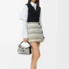 Gonna in misto lana jacquard Nero/Bianco Gonna in misto lana jacquard Nero/Bianco