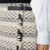 Gonna in misto lana jacquard Nero/Bianco Gonna in misto lana jacquard Nero/Bianco