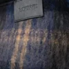 Gonna in misto mohair e lana Blu/Multicolore