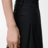 Gonna in viscosa elasticizzata nera Gonna in viscosa elasticizzata nera