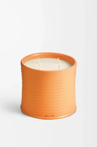 Grande candela ai fiori d’arancio Mandarino brillante
