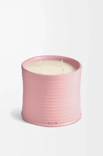 Grande candela al profumo di edera Rosa chiaro