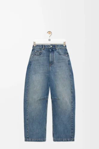 Jeans a barilotto Anagram in denim Denim lavato