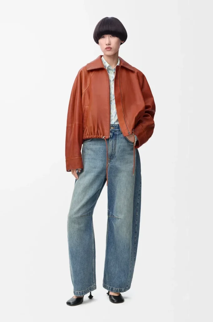 Jeans a barilotto Anagram in denim Denim lavato Jeans a barilotto Anagram in denim Denim lavato