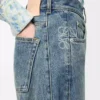 Jeans a barilotto Anagram in denim Denim lavato Jeans a barilotto Anagram in denim Denim lavato