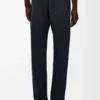Jeans a gamba dritta in denim nero lavato