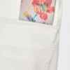 Jeans avvolgenti in denim Bianco