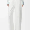 Jeans baggy Anagram in denim Bianco