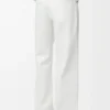 Jeans baggy Anagram in denim Bianco