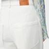 Jeans baggy Anagram in denim Bianco