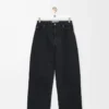 Jeans baggy Anagram in denim Nero Jeans baggy Anagram in denim Nero