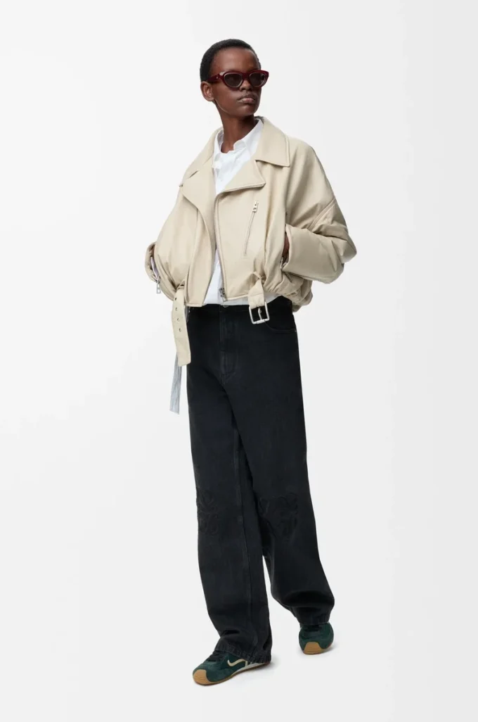Jeans baggy Anagram in denim Nero Jeans baggy Anagram in denim Nero