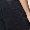 Jeans baggy Anagram in denim Nero