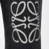 Jeans baggy Anagram in denim Nero