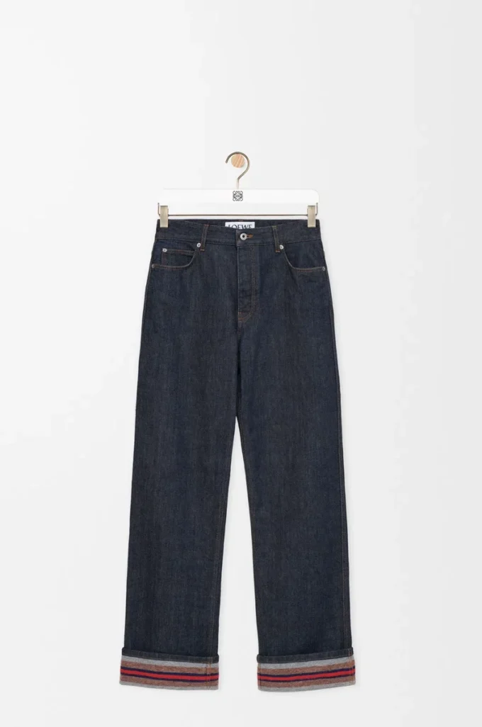 Jeans con risvolto in denim Denim grezzo/blu Jeans con risvolto in denim Denim grezzo/blu
