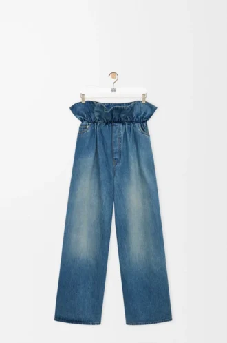 Jeans flamenco in denim blu denim