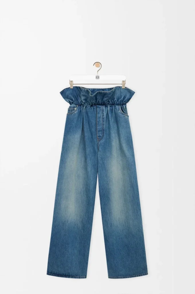 Jeans flamenco in denim blu denim Jeans flamenco in denim blu denim