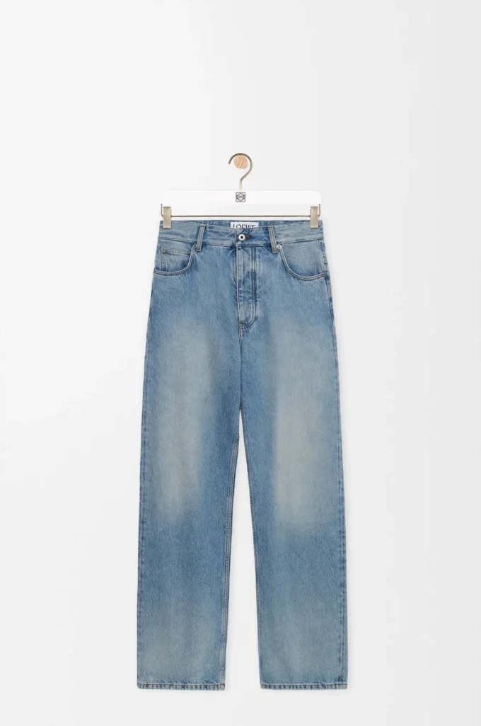 Jeans in denim blu vintage Jeans in denim blu vintage
