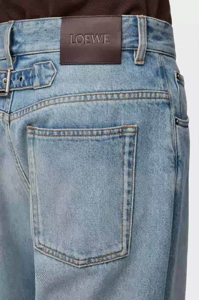 Jeans in denim blu vintage Jeans in denim blu vintage