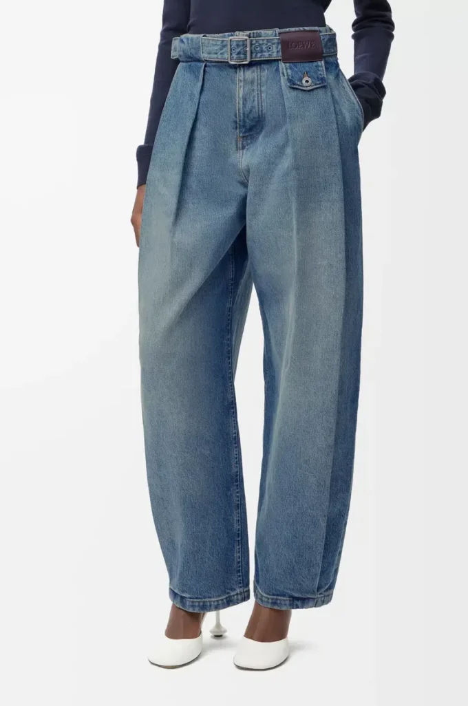 Jeans in denim denim lavato Jeans in denim denim lavato