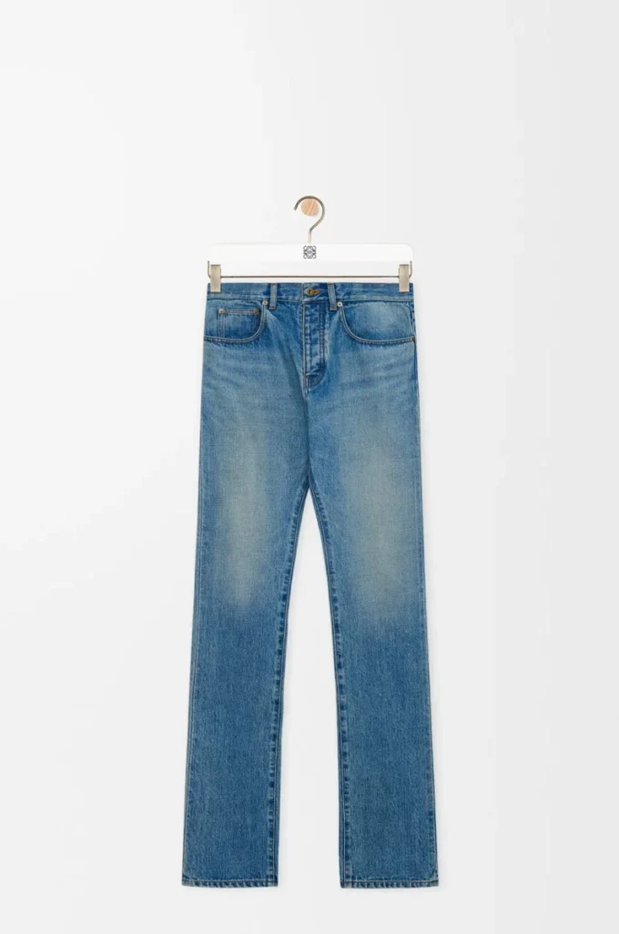 Jeans slim in denim blu vintage Jeans slim in denim blu vintage