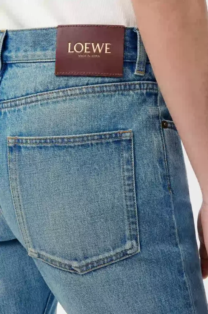 Jeans slim in denim blu vintage Jeans slim in denim blu vintage