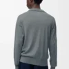 Maglia polo in lana Grigio