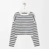 Maglione Anagram in lana Bianco sporco/Blu navy