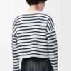 Maglione Anagram in lana Bianco sporco/Blu navy