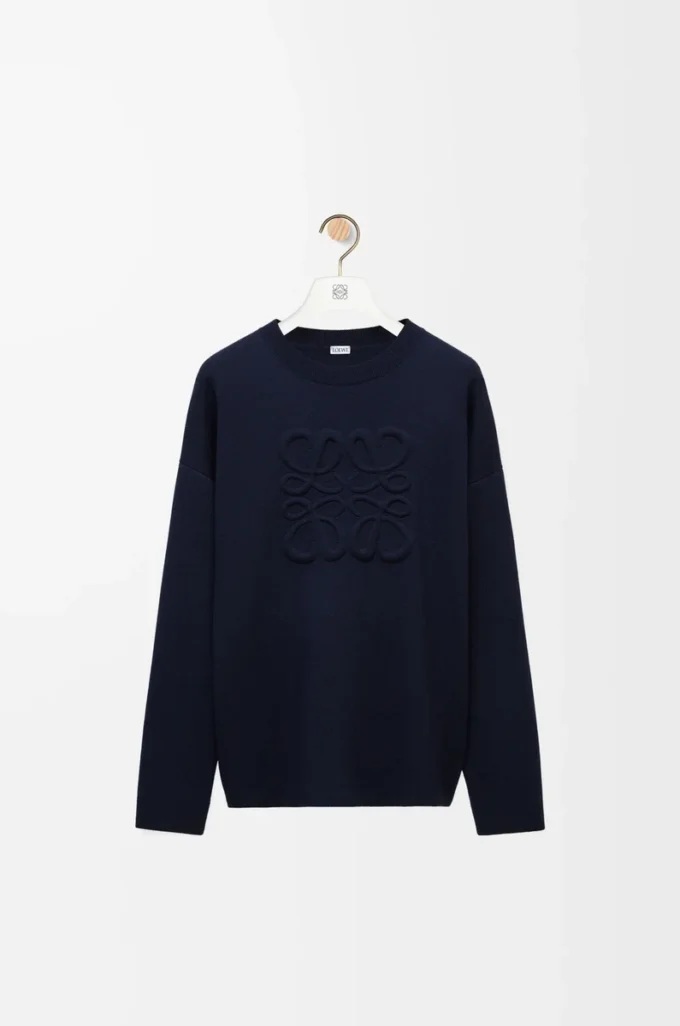Maglione Anagram in lana blu navy Maglione Anagram in lana blu navy