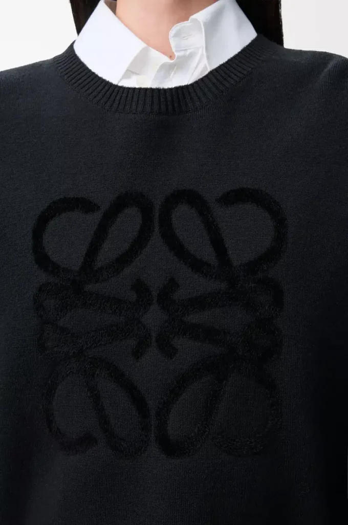 Maglione Anagram in misto lana Nero