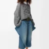 Maglione Anagram in mohair grigio melange Maglione Anagram in mohair grigio melange