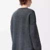 Maglione con tasca Anagram in misto cotone Grigio/Blu