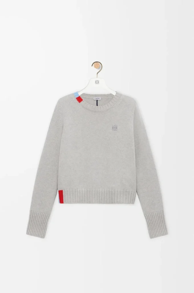 Maglione in cashmere Azzurro/Multicolore