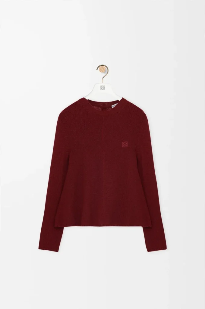 Maglione in cashmere Borgogna Maglione in cashmere Borgogna