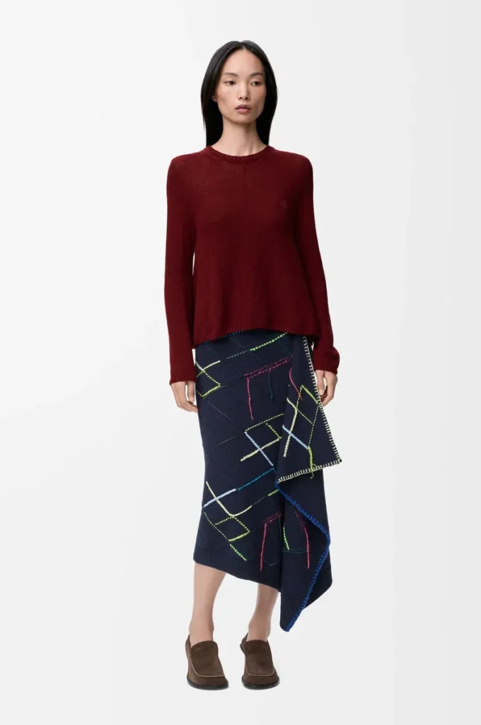 Maglione in cashmere Borgogna Maglione in cashmere Borgogna