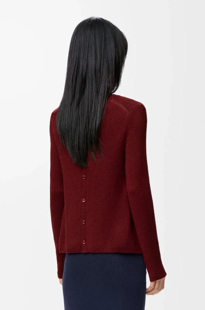 Maglione in cashmere Borgogna Maglione in cashmere Borgogna