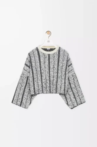 Maglione in lana Bianco/Nero