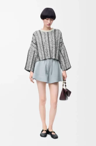 Maglione in lana Bianco/Nero