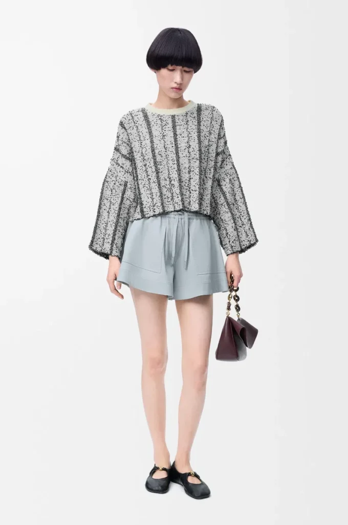 Maglione in lana Bianco/Nero