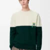 Maglione in lana Bianco/Verde