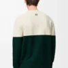 Maglione in lana Bianco/Verde