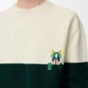 Maglione in lana Bianco/Verde