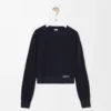 Maglione in lana blu navy Maglione in lana blu navy