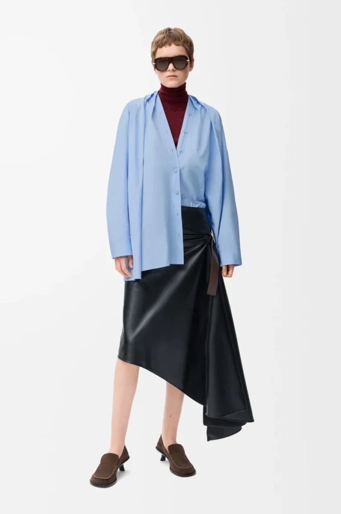 Maglione in lana bordeaux/arancione Maglione in lana bordeaux/arancione