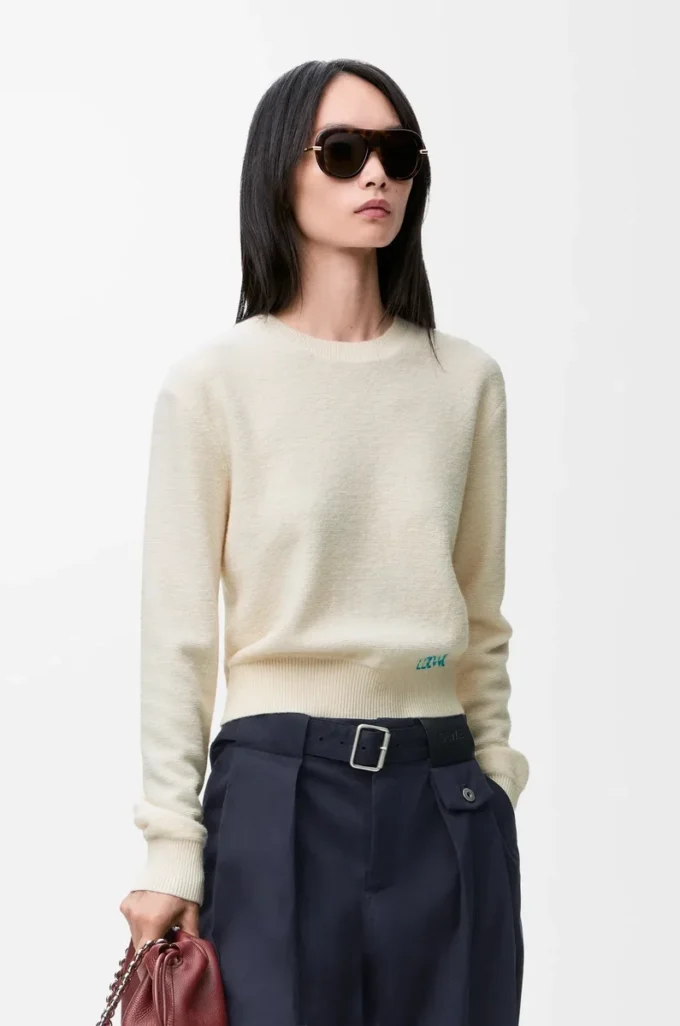 Maglione in lana Ecru Maglione in lana Ecru
