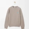 Maglione in lana grigio chiaro Maglione in lana grigio chiaro